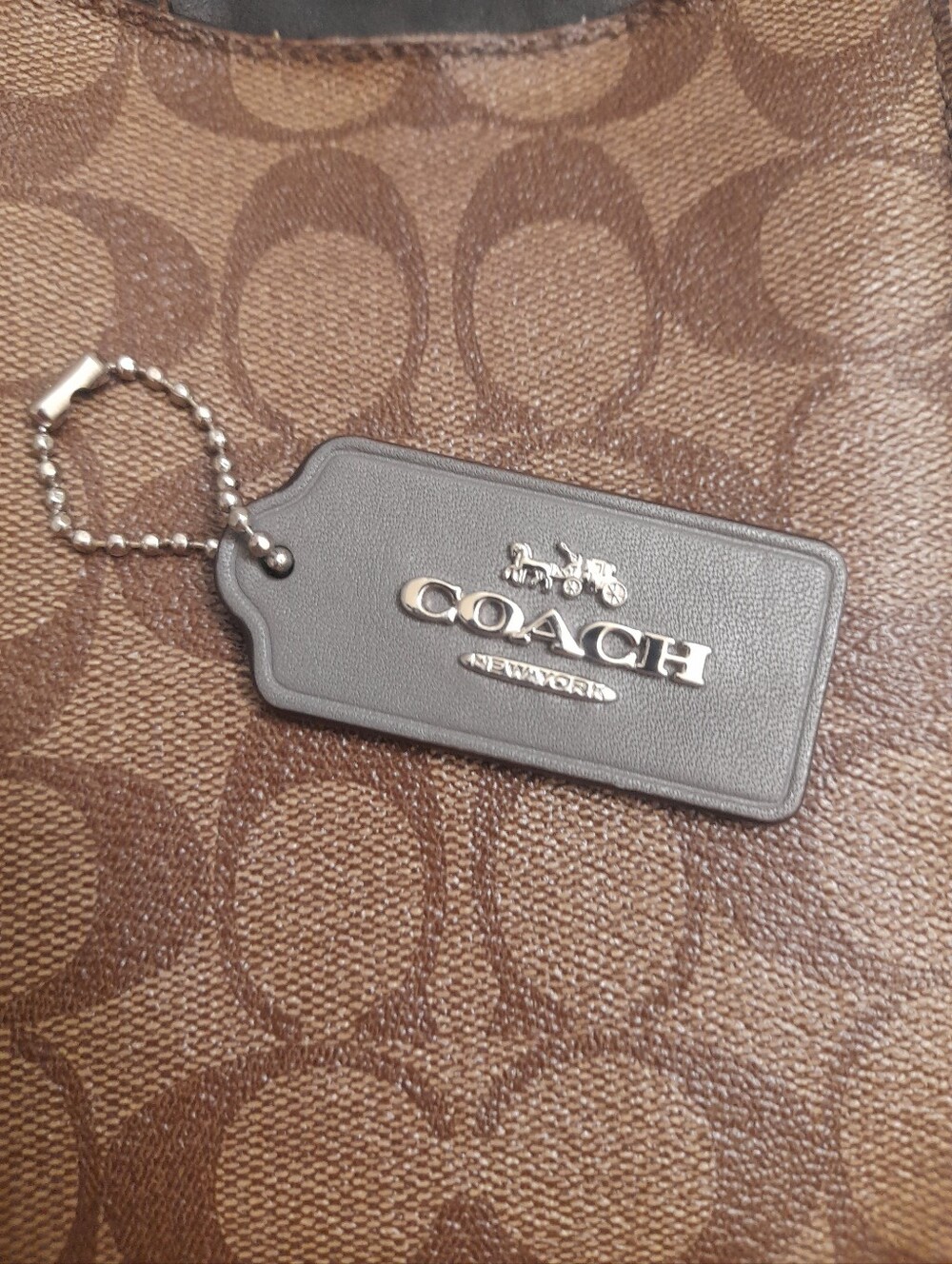 COACH Legacy Hang Tag Bag Charm Y2K